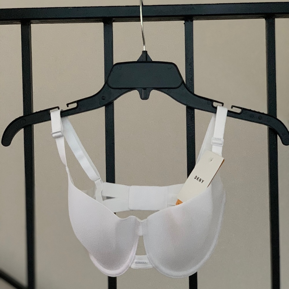 DKNY Mesh Panel Underwire T-shirt Bra 32DD